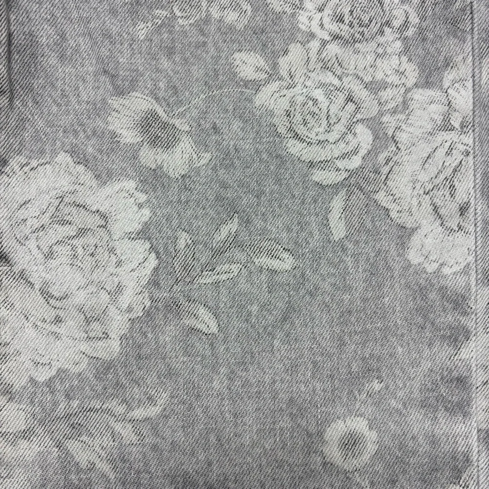 Gap Jeans Girls 16 Girlfriend Floral Print Adjustable Waist Mid Rise Girly BOHO